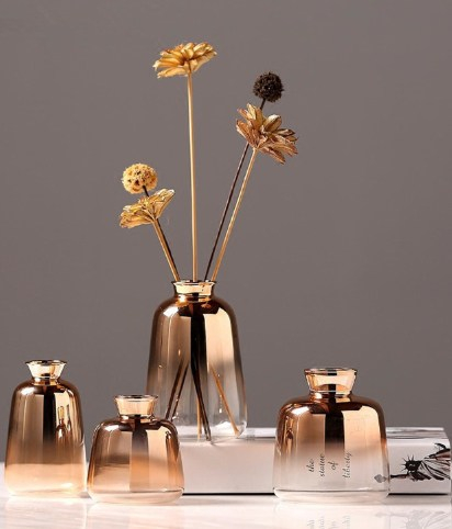 Electroplated Gold and Silver Advanced Reed Aroma Diffuser Gift