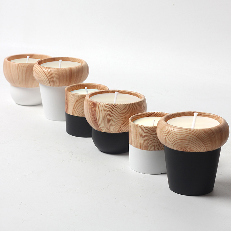 Scented Candle Ceramic aromatherapy candle cup Interior home decoration 