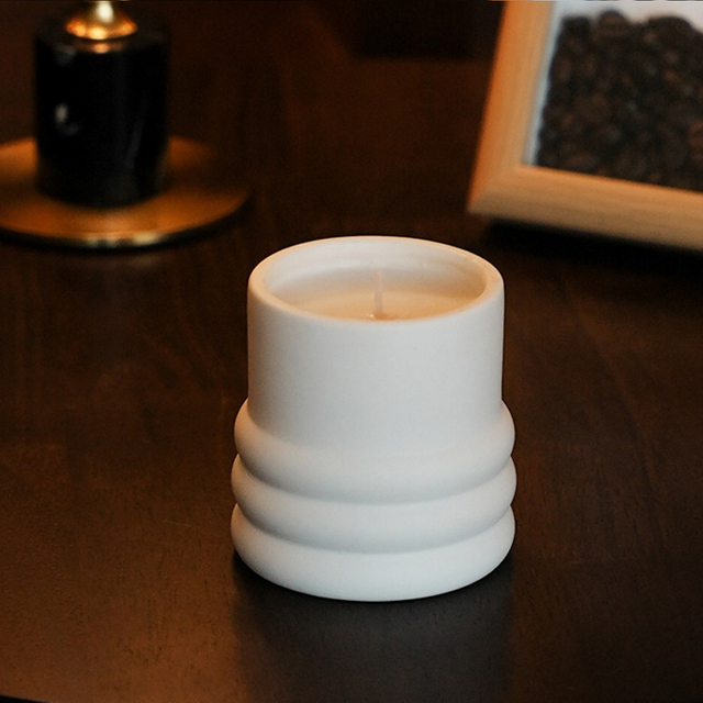 Ceramic White Candle Jars Ceramic Jar Candles