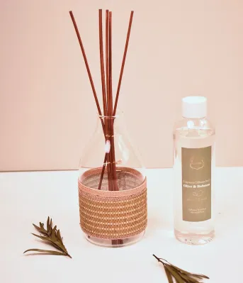 Aroma Decor Factory Produced Rural Style Hemp Rope Aromatherapy Reed Diffuser Gift