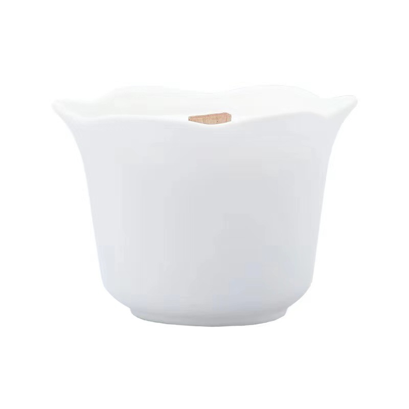 Classic White Ceramic Jars Scented Candles 