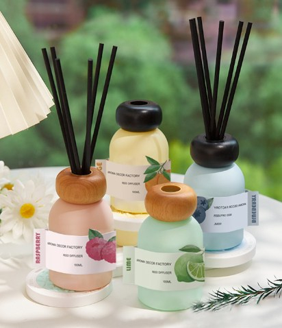Fruit Lovely Colorful Reed Aromatherapy Diffuser Gift