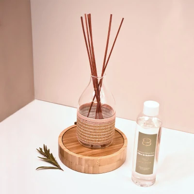 Aroma Decor Factory Produced Rural Style Hemp Rope Aromatherapy Reed Diffuser Gift