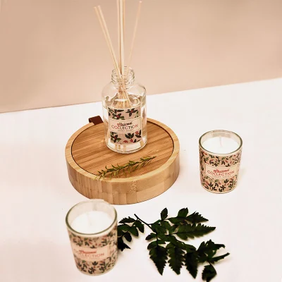 Aroma Decor Factory Produced Tropical Aromatherapy Reed Diffuser Candle Set Gift
