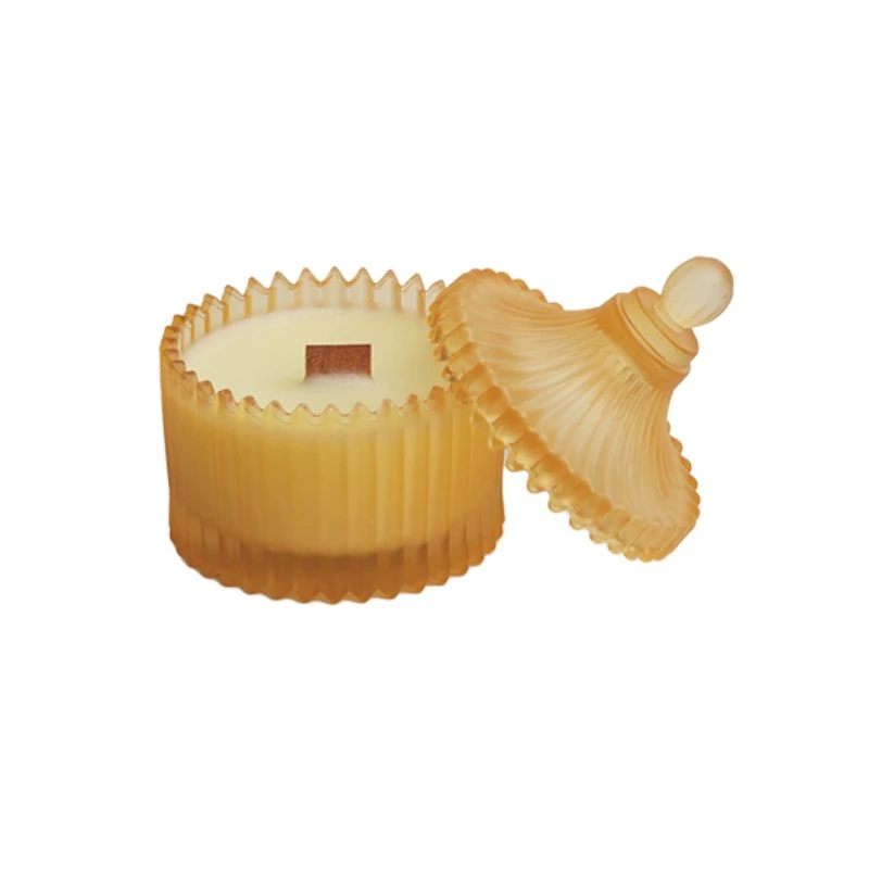 Soy Wax Aromatherapy Candle Luxury Custom Pagoda Ground Glass for Home Decor