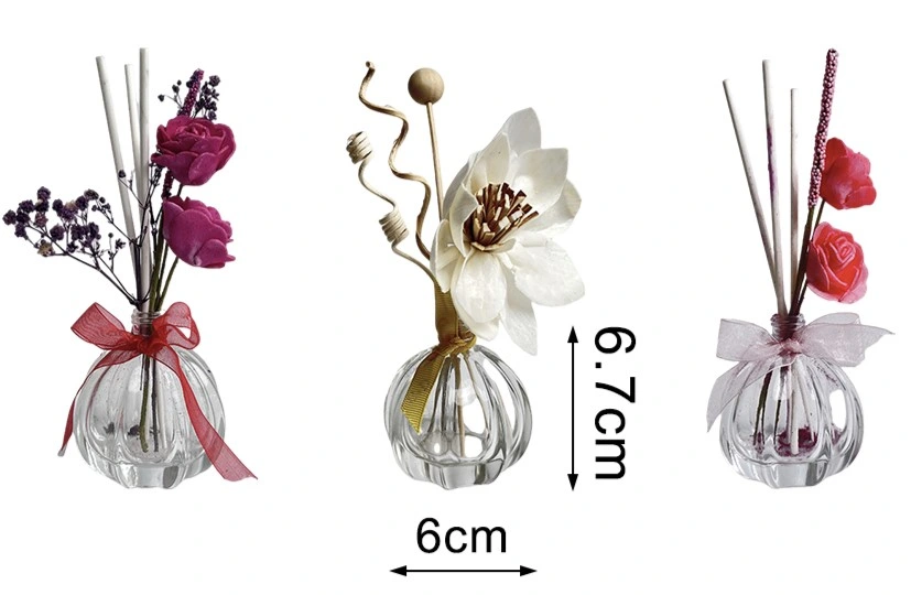 Aroma Decor Factory Produced Flower Arrangement Small Bottle Reed Diffuser Gift