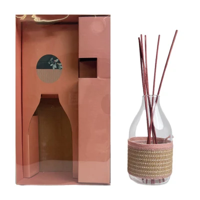 Aroma Decor Factory Produced Rural Style Hemp Rope Aromatherapy Reed Diffuser Gift