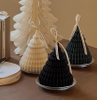 Christmas Tree Shape Four-Color Family Reed Scented Candle Gift