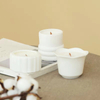 Classic White Ceramic Candle Jar Scented Candles 