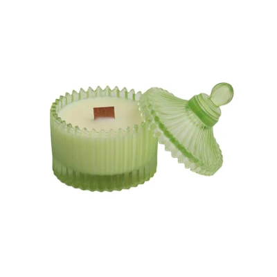 Soy Wax Aromatherapy Candle Luxury Custom Pagoda Ground Glass for Home Decor