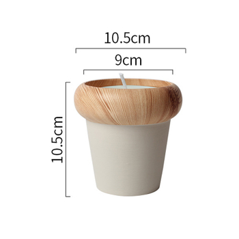 Scented Candle Ceramic aromatherapy candle cup Interior home decoration 