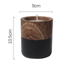  Cotton Wick Customized Scents Marbling Ceramic Jar Candle