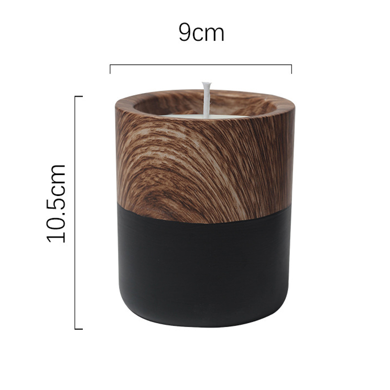  Cotton Wick Customized Scents Marbling Ceramic Jar Candle