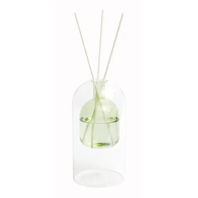  Double Glass Aromatherapy Reed Diffuser Square Gift