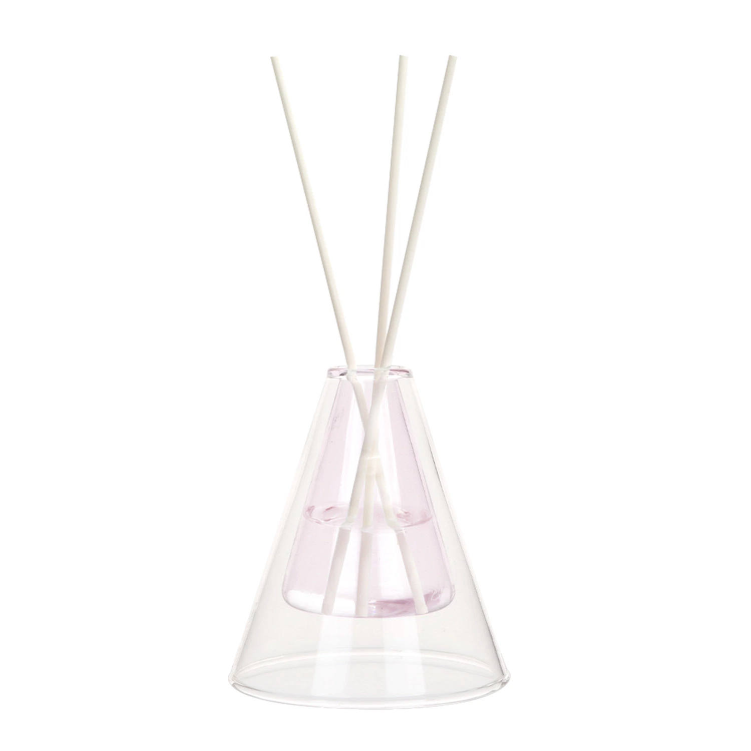 Double Glass Aromatherapy Reed Diffuser Triangle Short Gift