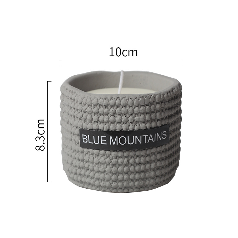 Ceramic Cups Soy Wax Scented Candle for Home Decor