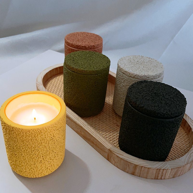 Ceramic Soy Wax Scented Candle Cups for Home Decor